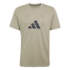 Camiseta Treino adidas Estampada Camo Logo Climacool - Masculina
