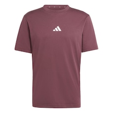 Camiseta adidas Malha Simples Essentials Small Logo - Masculina