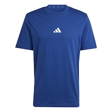 Camiseta adidas Malha Simples Essentials Small Logo - Masculina