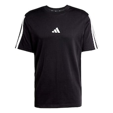 Camiseta Malha Simples Essentials Três Listras - adidas - Homem