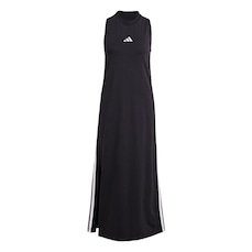 Vestido adidas Costas Nadador Longo Essentials Três Listras - Feminino
