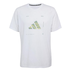 Camiseta Treino adidas Estampada Camo Logo Climacool - Masculina