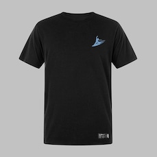 Camiseta Plus Size Masculina Preta Surf Hot Wave Algodão Pime WSS