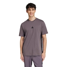 Camiseta adidas Malha Simples Essentials Três Listras - Masculina