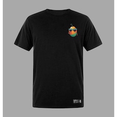Camiseta Plus Size Masculina Preta Algodão Prime Funny WSS Brasil