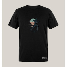 Camiseta Plus Size Masculina Preta Algodão Prime WSS Brasil Night Run