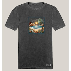 Camiseta Wss Estonada Algodão Prime Seaside - Masculina