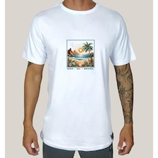 Camiseta Wss Algodão Prime Brasil Seaside - Masculina