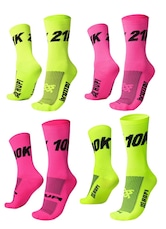 Kit Meias para Corrida Hupi 10K e 21K com 4 Pares - Adulto