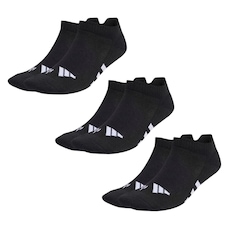 Meia adidas Cano Baixo Performance - Unissex - 3 Pares