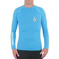 Camisa Lycra Volcom Manga Longa Lido Solid SM25 - Masculina