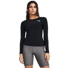 Camiseta Manga Longa de Compressão Under Armour HeatGear - Feminina