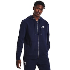 Blusão de Moletom Under Armour Essential Fleece FZ Hood - Masculino