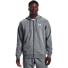 Blusão de Moletom Under Armour Essential Fleece FZ Hood - Masculino