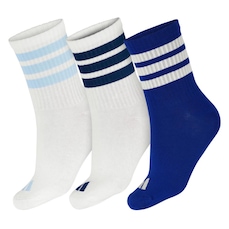 Meia adidas Canelada Kids 37 ao 39 - Pack com 3 Pares - Infantil