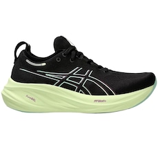 Tênis Asics Nimbus 26 Corrida Preto e Menta - Feminino