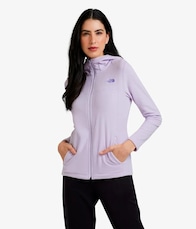 Jaqueta Fleece The North Face TKA Glacier Hoodie Feminina