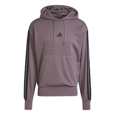 Blusão de Moletinho Capuz adidas Essentials 3-Stripes - Masculino