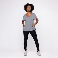 Camiseta Manga Curta Orbis Fitness com Bolso Feminina