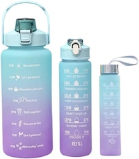 Kit 3 Squeeze DK Galão 2l Litros + 700ml + 300ml
