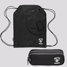 Gym Sack Sestini + Estojo Brooklyn Nets