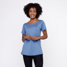 Camiseta Manga Curta Orbis Fitness Comprida Tapa Bumbum - Feminina