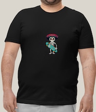 Camiseta Plus Size Masculina Prime WSS Brasil Skull Skate