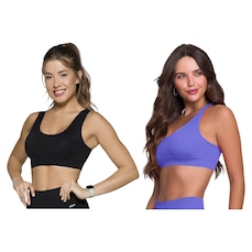 Top Canelado Selene Sem Costura - 2 Unidades - Feminino
