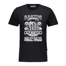 Camiseta do Santos Surf Center Nascer, Viver e No Santos Morrer - Infantil