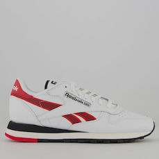 Tênis Reebok Classic Leather Branco e Vermelho
