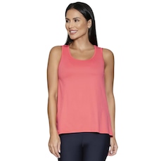 Camiseta Regata Run More Alongada - Feminina