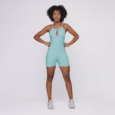 Macaquinho Orbis Fitness Costa Cavada Decote Bojo - Feminino