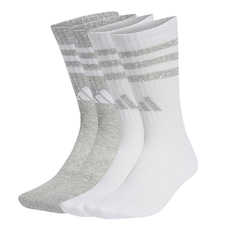 Meia Cano Alto adidas Glam - 2 Pares - Unissex