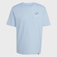 Camiseta Estampada adidas Bolso Lounge Slides - Masculina