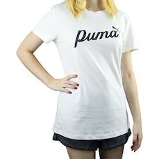 Camiseta Puma Ess Script - Feminina