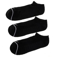 Meia Cano Curto Skechers Preem Basic - 3 Pares - Masculina