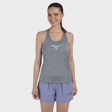 Camiseta Regata Mizuno Spark Big Logo Corrida - Feminina