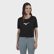 Camiseta Mizuno Cropped - Feminina