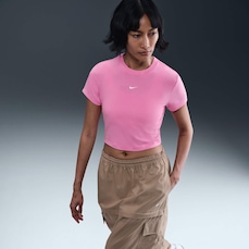 Camiseta Nike Sportswear Chill Knit Cropped - Feminina