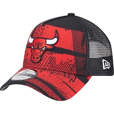 Boné New Era 940 Aframe Chicago Bulls Trucker Tipoff - Masculino