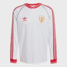 Camisa Manga Longa Manchester United MUFC A Jsy 91 adidas - Masculina