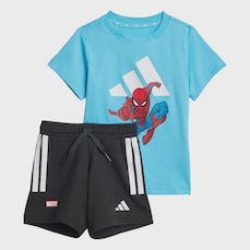 Conjunto adidas I Marvel Sm T Set - Infantil