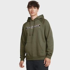 Blusão de Moletom Under Armour Rival Fleece Camo Chest Stripe - Masculino