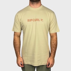 Camiseta Rip Curl New Icon Sphere Vintage White - Masculina