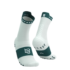 Meia de Compressão Compressport Cano Médio para Corrida V4 - Adulto