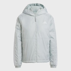 Jaqueta Capuz adidas Isolamento Essentials Três Listras - Feminina