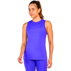 Camiseta Regata Alto Giro Alongada - Feminina