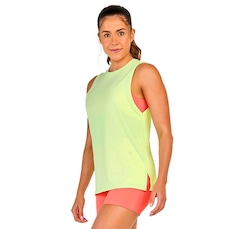 Camiseta Regata Alto Giro Alongada - Feminina