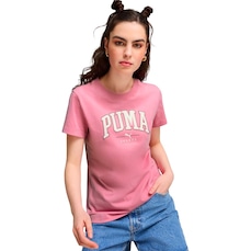 Camiseta Puma Squad Graphic - Feminina