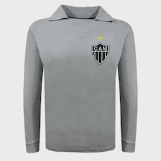 Camiseta Manga Longa do Atlético Mineiro 1980's Goleiro Liga Retro - Masculina